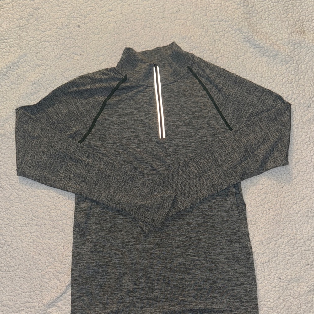 PINK Victoria’s Secret Active Green Quarter-Zip Pullover